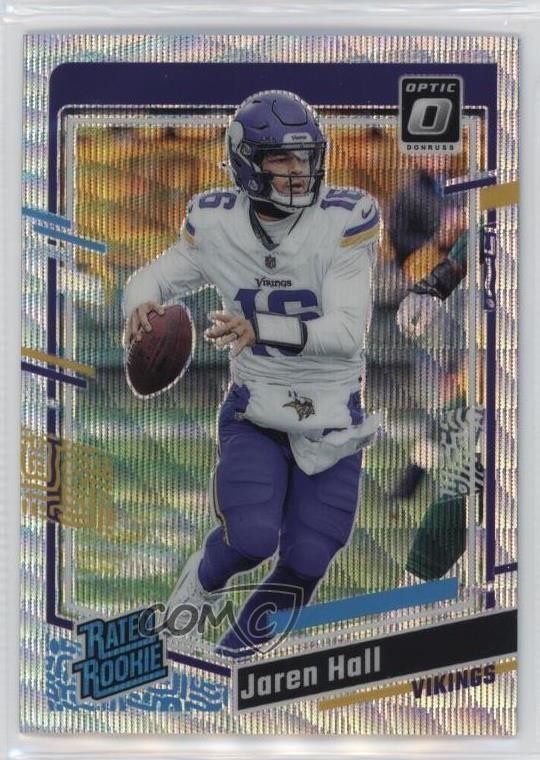2023 Panini Donruss Optic Rated Wave Prizm /300 Jaren Hall #270 Rookie RC 0jd0