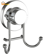 Suction Cup Hooks for Shower, Bathroom, Kitchen, Glass Door, Mirror, Ti