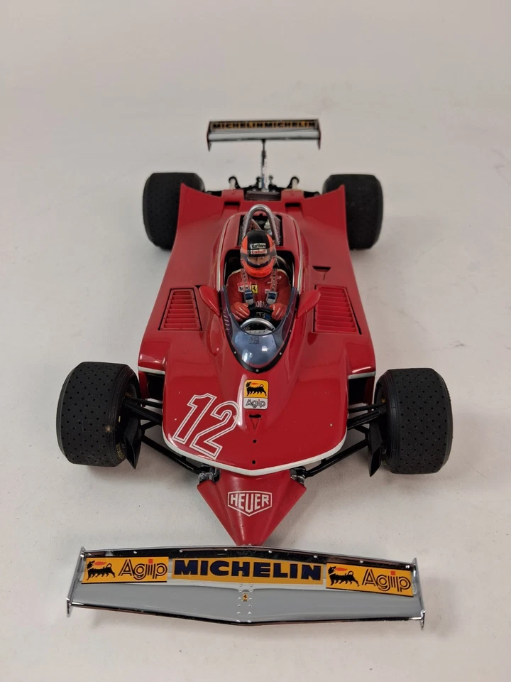 Exoto Ferrari 312 T4 #12 Gilles Villeneuve USA Long Beach 1979 1/18 97073 NO BOX - Immagine 3 di 4