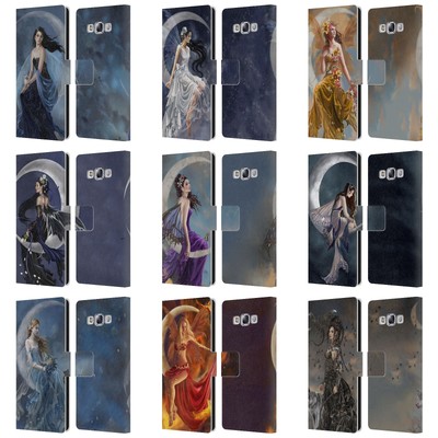 OFFICIAL NENE THOMAS CRESCENTS LEATHER BOOK WALLET CASE FOR SAMSUNG PHONES 3