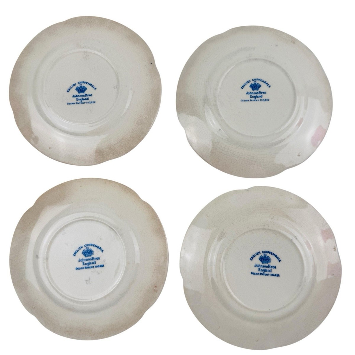 Johnson Bros England ENGLISH CHIPPENDALE Blue 6.5