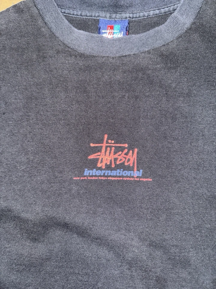 Vintage Y2K 90s Stussy Shirt Size M Made In USA! - Image 2 of 4
