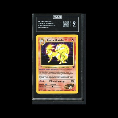Brock's Ninetales (Unlimited) graded PSA 9 for sale on eBay