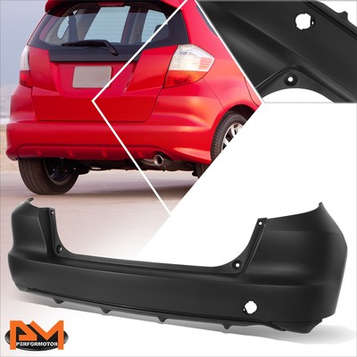 For 09-14 Honda Fit Factory Style Rear Bumper Cover Primed Black