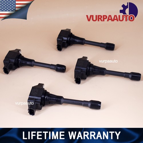 OEM 4PCS Ignition Coil 22448-JA00C For Nissan Altima Rogue Sentra Versa UF549 US - Picture 3 of 7