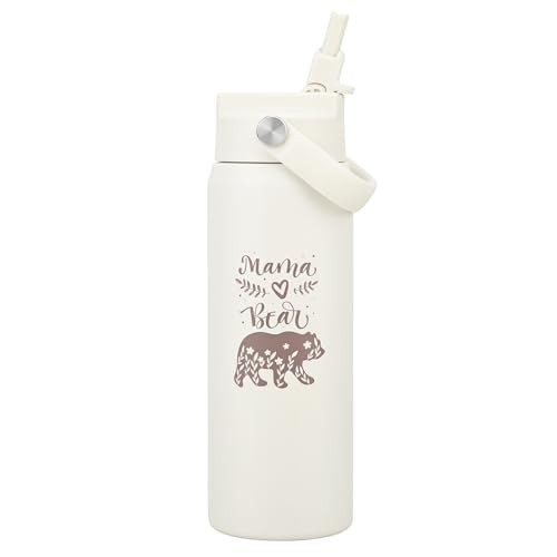 Gift for Mom, 24oz Insulated Mom Water Bottle, Easy Slide 24