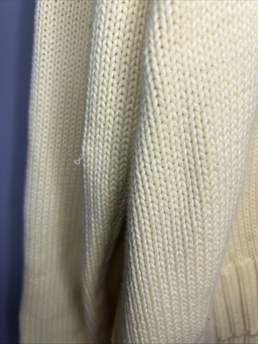 Vintage Polo Ralph Lauren Yellow Y2K Knit Sweater Size XXL V-Neck - Picture 6 of 8