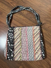 Demdaco Your Journey Hobo Bag Patchwork Multicolor Bohemian Heavy Embroidery