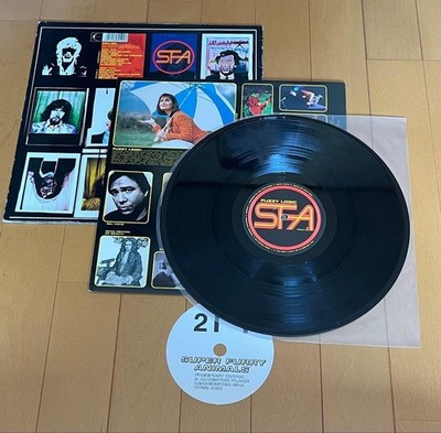 Super Furry Animals Fuzzy Logic LP Vinyl 1996 UK Creation CRELP190 w/Bonus Card