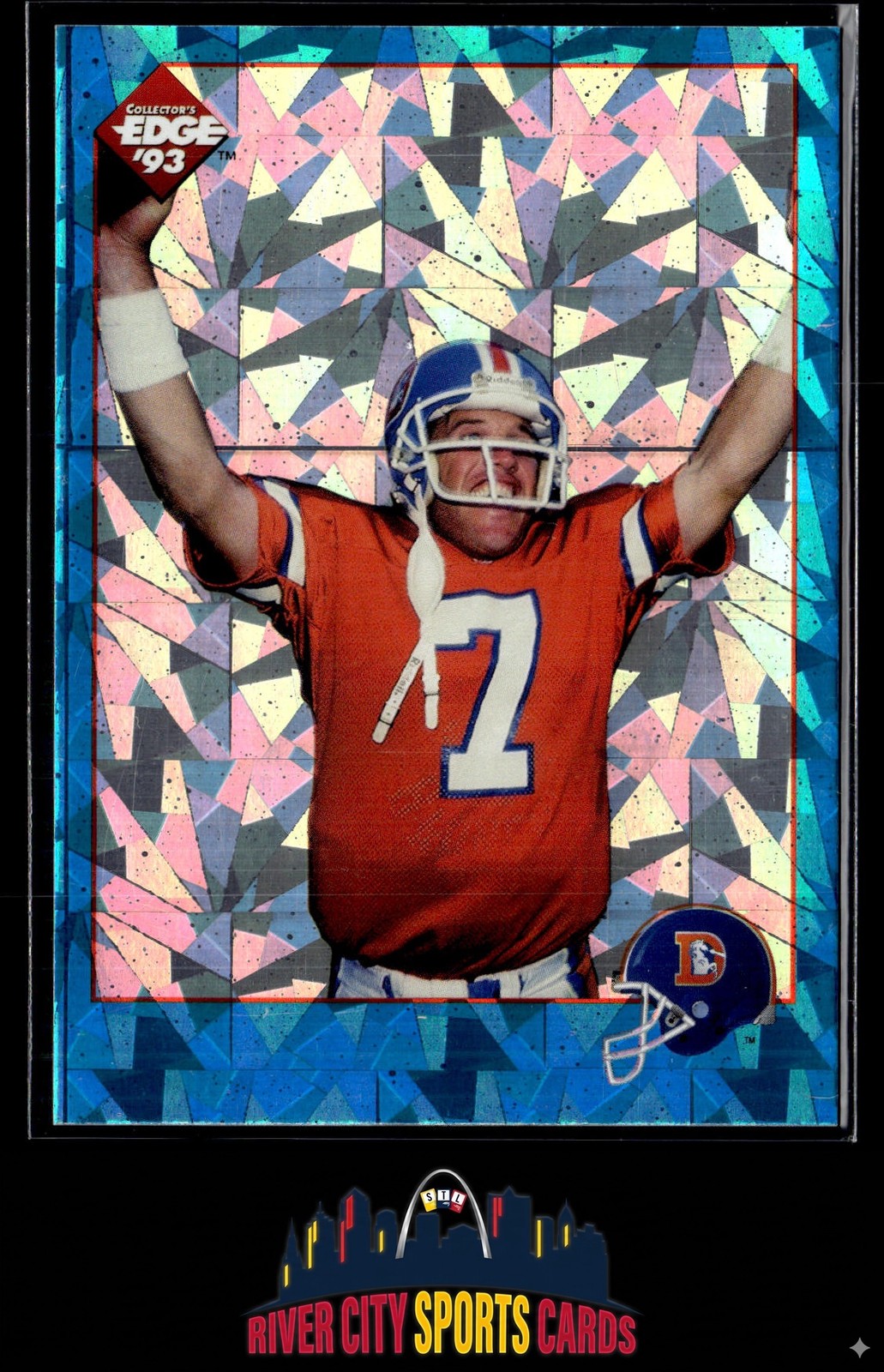 1993 Collector's Edge John Elway Two Minute Warning "E" Prefix #E1 Broncos