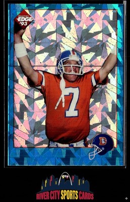 1993 Collector's Edge John Elway Two Minute Warning ''E'' Prefix #E1 Broncos