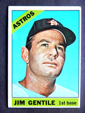 Jim Gentile #45 Topps 1966 Baseball Card (Houston Astros)