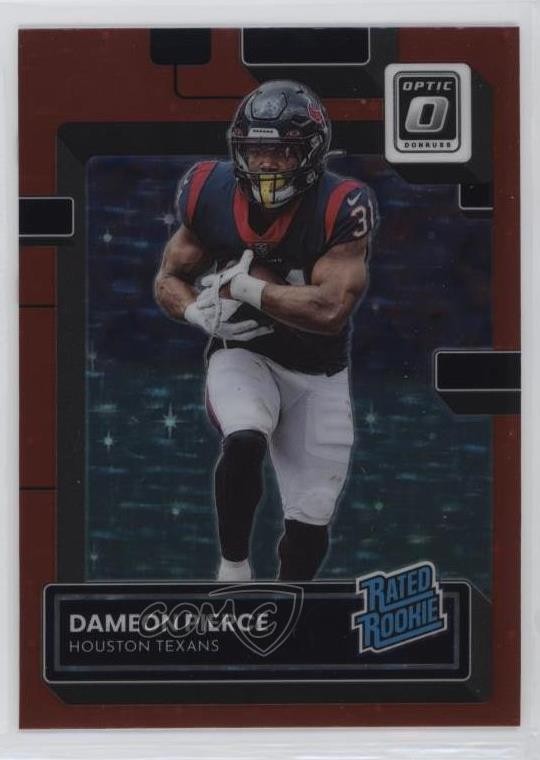 2022 Panini Donruss Optic Rated Rookie Red Stars Prizm Dameon Pierce #240 13c5