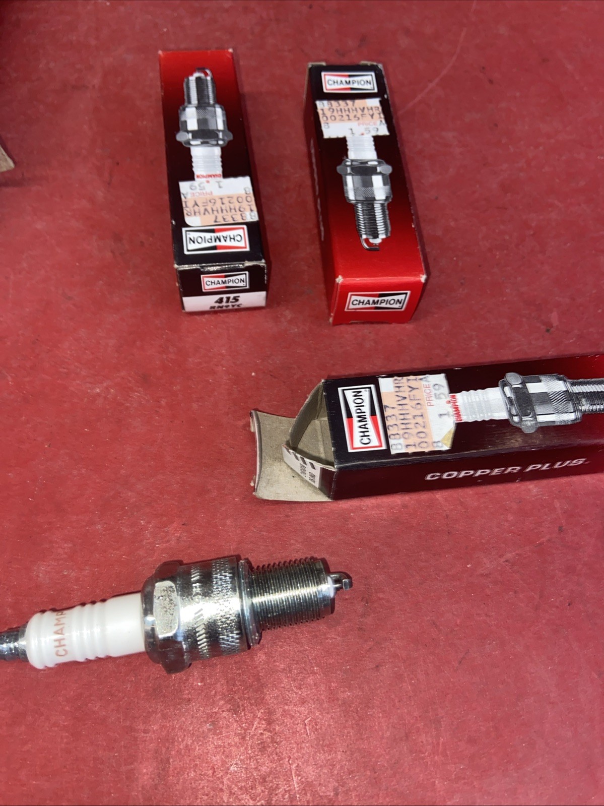 Champion Copper Plus Spark Plugs Pack of 3 New Stock No. 415 RN9YC