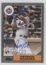 2022 Update 1987 Topps Baseball Black 33/199 Patrick Mazeika #87BA-PM Auto 0l1