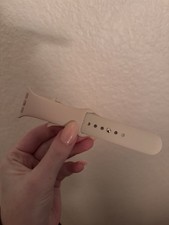 authentic Apple silicone watch band Starlight color