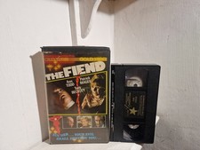 The Fiend  - Horror -  VHS Big Box Pre Cert -  Rare Video - Derann / Goldstar
