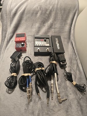 BOSS RC-1 Guitar Pedal Red & DigiTech Element XP Multi-Effec W/Adapres & Cables