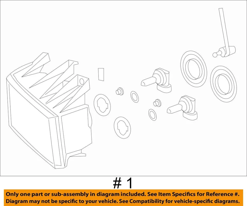 ПОДХОДИТ ДЛЯ 2005-2008 CHEVROLET COLORADO, GMC CANYON ЛЕВАЯ ФАРА 19209127 - НОВЫЙ OEM - Изображение 4 из 4