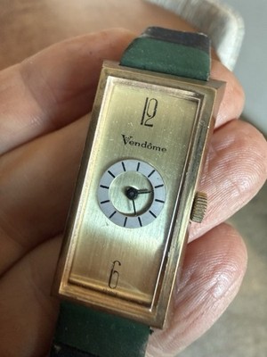 VINTAGE 1960-70s LADIES VENDOME WATCH FRANCE RUNNING 