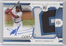 2021 National Treasures Rookie Material Signatures /99 Monte Harrison Auto 0e1