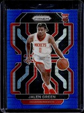 2021-22 Panini Prizm Jalen Green RC Hyper Blue Rookie #306 Rockets