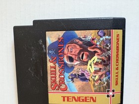 SKULL & CROSSBONES TENGEN NES CART 100% AUTHENTIC TESTED & WORKING