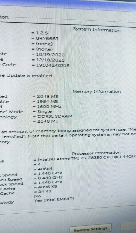 Dell Wyse 3040 Mini-PC Thin Client  12V - Atom x5-Z8350 2GB RAM 8GB eMMC - Bild 3 von 4