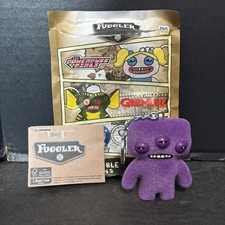 Fuggler Series 4 Keychain FLOCKED PURPLE Annoyed Alien RARE NEW OPENED