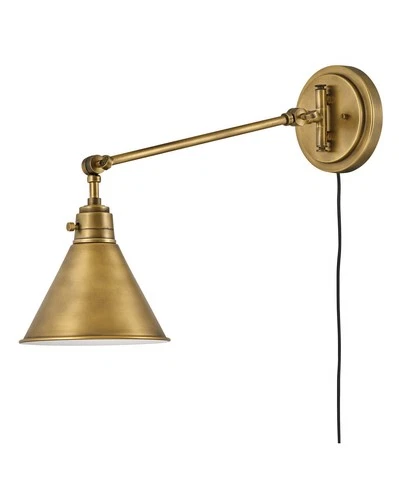 Hinkley Lighting 3690 Arti 10" Tall Hardwired or Plug-In Wall - Bronze - Picture 12 of 12