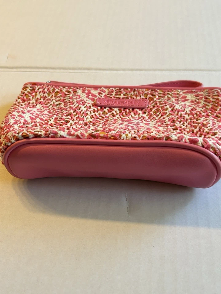 VERA BRADLEY Mesh Sequin Wristlet “Camocat Pink"   BLING - Image 4 of 4