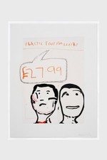 Rose Wylie Edition Art Print flastic footballers