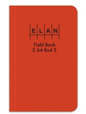 - E64-8x4S Org-24 E64-8x4S Sewn Field Surveying Book 4 5/8 x 7 1/4 Orange Sti...