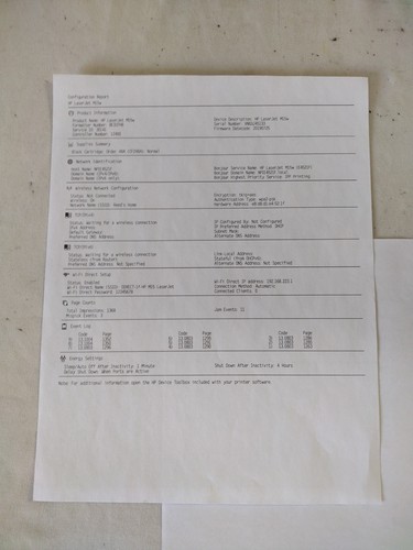 HP LaserJet Pro M15w Wireless Laser Printer - Only 1368 Page Count- Tested - Bild 10 von 10