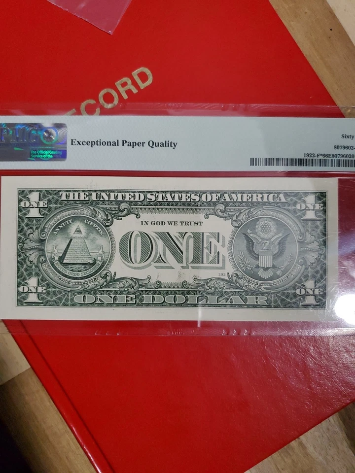 1995 Series Atlanta Federal Reserve Star Note EPQ66. Gem One Dollar Bill Sealed - Image 3 of 4