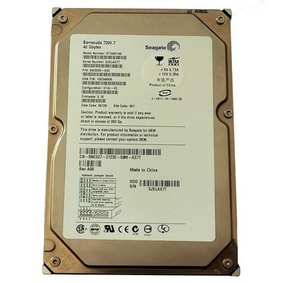 Seagate Barracuda 7200.7 40GB ST340014A 7200RPM ATA IDE 3.5'' HDD HARD Drive