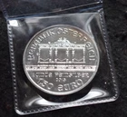 2013 Austria Philharmonic 1 Troy oz .999 Silver 1.50 Euro Coin