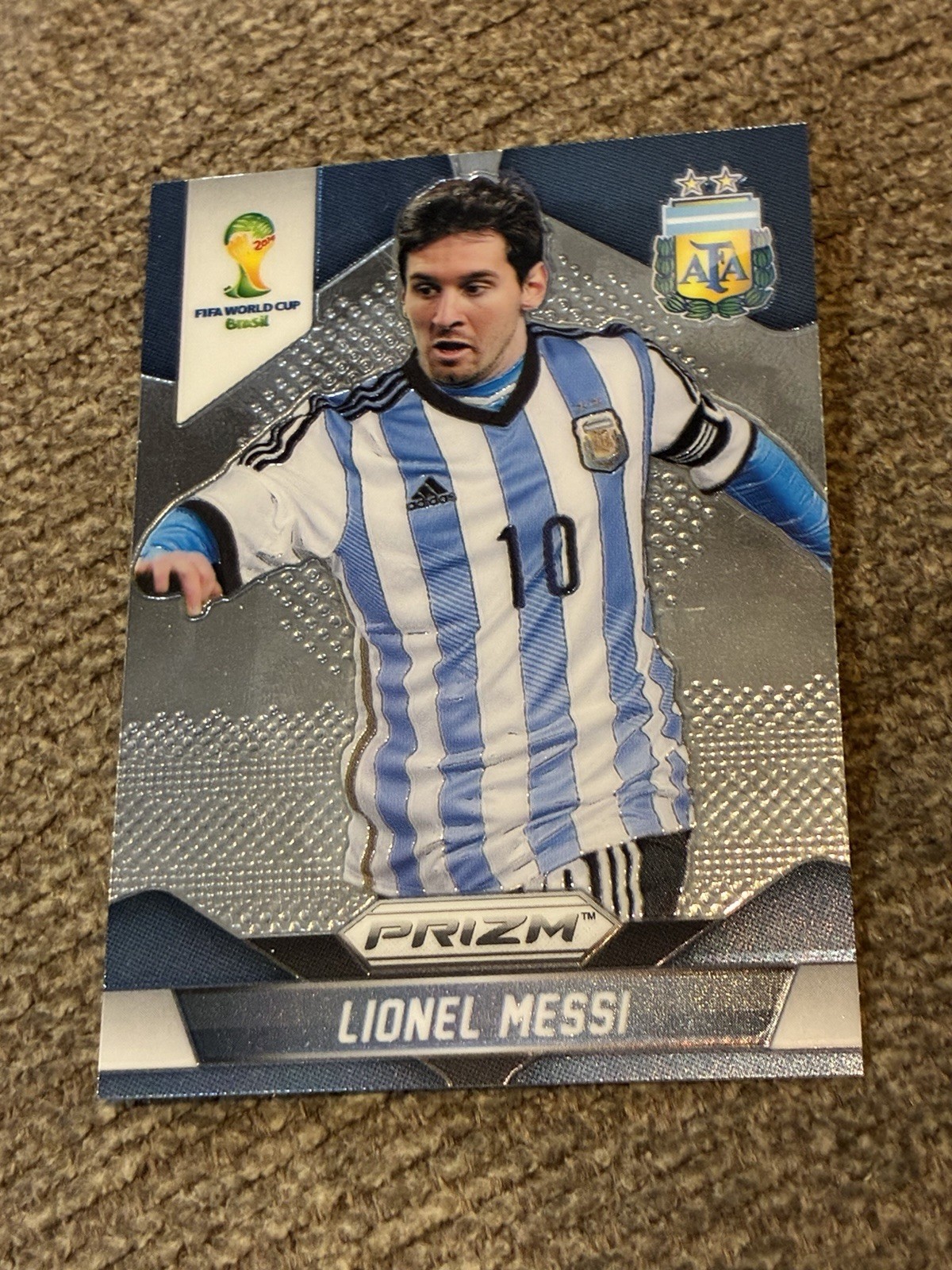 Lionel Messi 2014 Panini Prizm World Cup #12 Base Argentina