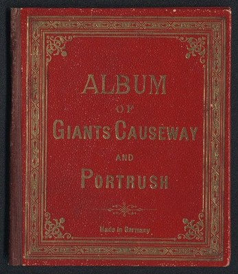 Leporello-Album Giants Causeway and Portsrush mit 24 Lithographie-Ansichten, No 