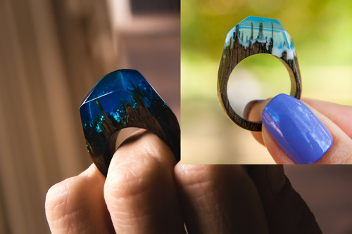 Żywica epoksydowa Żywica epoksydowa Szklanie przezroczysta Żywica epoksydowa Żywica do laminowania ART Drewno Stół Podłoga - Zdjęcie 4 z 9