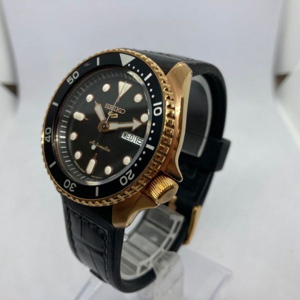 SEIKO 5Sports 4R36-07G0 021048 Analog wrist watch Automatic rose gold From Japan image 6