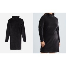 Everlane | The Velour Mini Dress | Black | NWT | Sz XXS