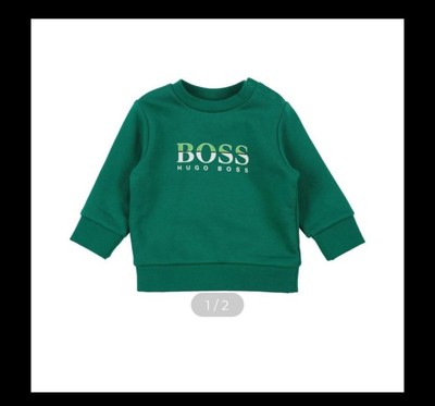 Hugo Boss Green Baby Sweatshirt