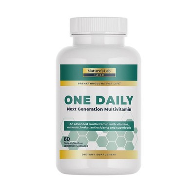 Natures Lab Gold One Daily Multivitamin - Contains 19 Essential Vitamins  Min...