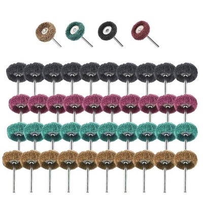 40 Stk. 25mm Schleifscheiben für Dremel - Metall Schleifzubehör