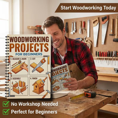   Woodworking Projects for Beginners DIY Guide Easy Plans Kids & Adults  ️