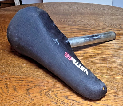 Vintage Vetta Gel Seat Saddle & 8'' Seat Post Road Tour Loose Cover