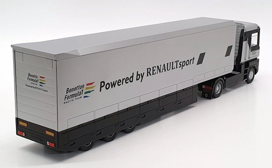 Camión transportador de coche Benetton Ixo/Altaya escala 1/43 27519F1 Renault Magnum F1 Foto 2 de 4