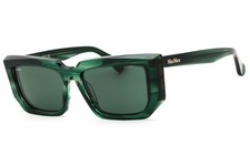 MAX MARA MM0126 98N Sunglasses Dark Green Frame Green Lenses 54mm