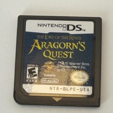 Lord Of The Rings Aragorn's Quest Nintendo DS Game - GAME ONLY - Tested